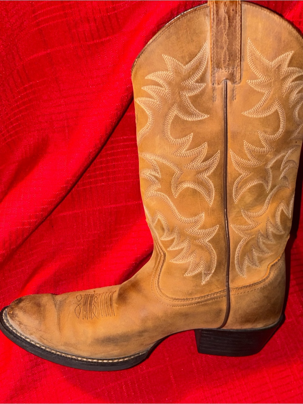 Men’s Size 9D ARIAT COWBOY BOOTS - Picture 8 of 10